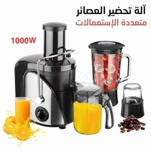 Centrifugeuse De Fruits Et Légumes 1000 watts, 3EN1 