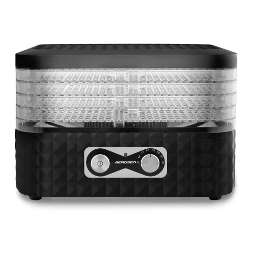 Déshydrateur Alimentaire Noir 10L Multismart 5 Niveaux, Température De 35 à 70C / Séchoir Fruits Et Legume