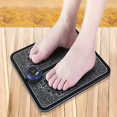 Tapis De Massage Electrique Des Pieds EMS-Noir