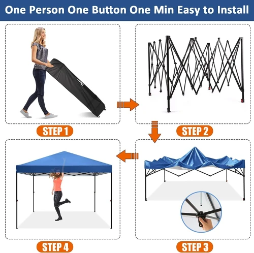 Tente Pliable Facile à Installer Pour voiture, Tente de Fête Et Pique-niques