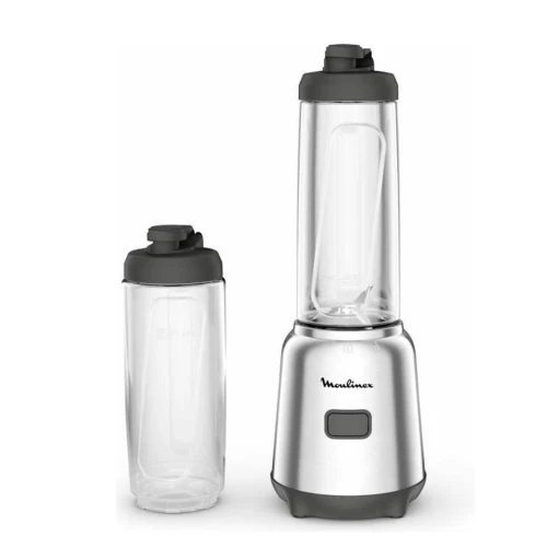 Mixeur Moulinex Blender 2 Bouteilles, Design Compact, Lames Amovibles Faciles A Nettoyer