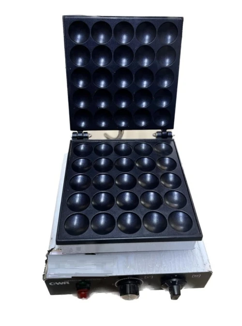 Mini Crêpière, Machine à Crêpes Electrique Antiadhésive Professionnelle Et Commerciale, 25 Crêpes Rondes