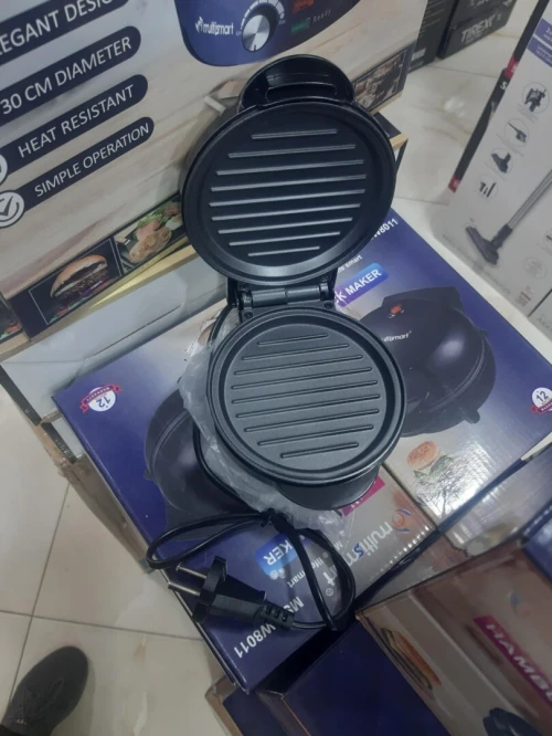 Mini Panineuse Avec Revêtement Antiadhésif Pour Burgers Gourmet, Sandwichs, Autres Petits-Déjeuners