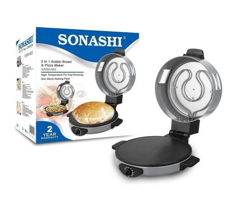 SONASHI Machine a Pain Et Pizza Arabe 2En1 
