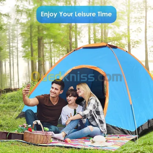 Tente Pliable Pour Camping 3 Et 4 ,6 Et 8 Person