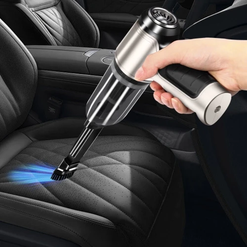 Aspirateur Souffleur Sans Fil, Double Batterie Avec 7 Accessoires Robuste Pour Maison, Voiture Et Bureau