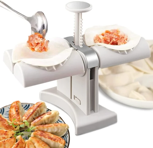 Moule à Raviolis Automatique à Double Tête, Facile à Faire, Machine à Raviolis