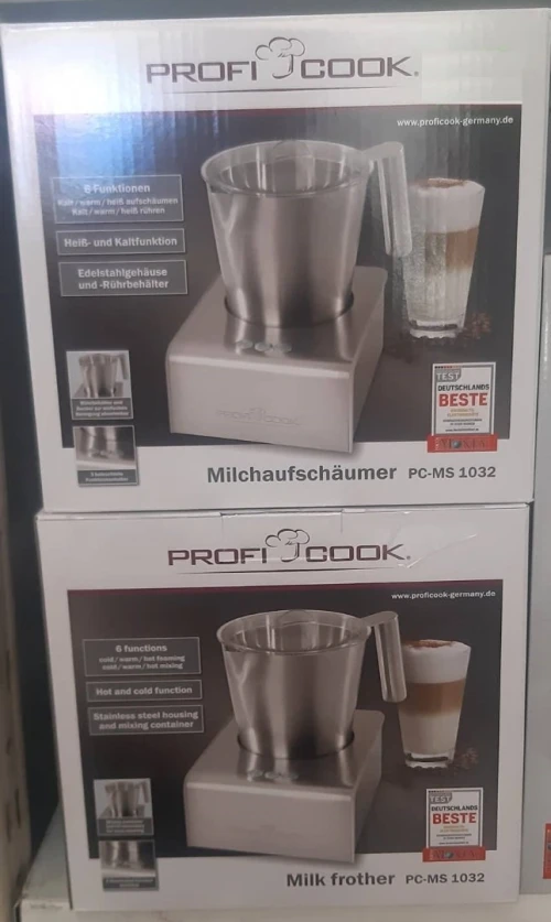 Mousseur à Lait Inox 600 Watt