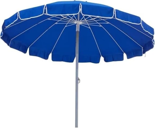 Parasol De Plage Et Jardin Coupe-Vent, 16 Attelles En Fibre De Verre, Parasol De, Anti-UV, Piscine