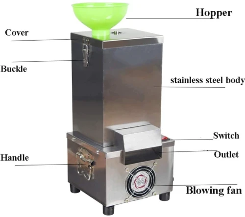 Machine Eplucheuse d'Ail, 20KG/H Automatique