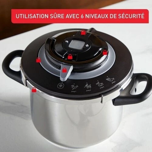 Cocotte SEB Inox clipso plus chef France 1CH