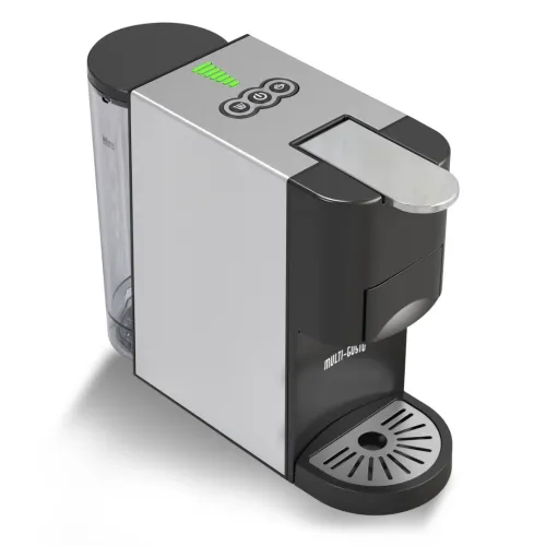 Machine a Café Multi-Capsules 5En1 INOX 1450W, Dolce Gusto /Nespresso /Lavazza Blue /Pasti /Poudre