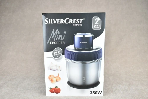 Mini Hachoir Avec 3 Bols En Inox, Silver Crest