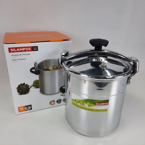  SILAMPOS Cocotte De Cuisson Avec Capacité De 10L Et 12L En INOX