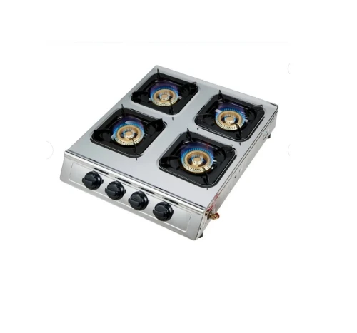 Réchaud A Gaz En Inox Inoxydable 04 Feux Kitchef