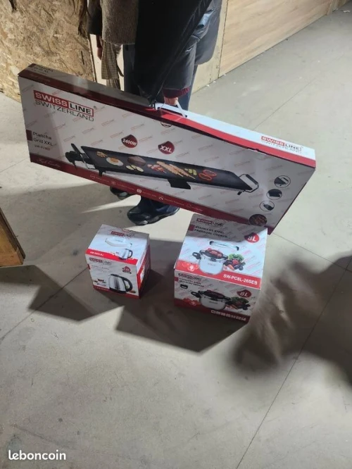 Plancha éléctrique 90cm Avec 2400Watt  / GRILL/ BARBEQUE XXL SwissLine