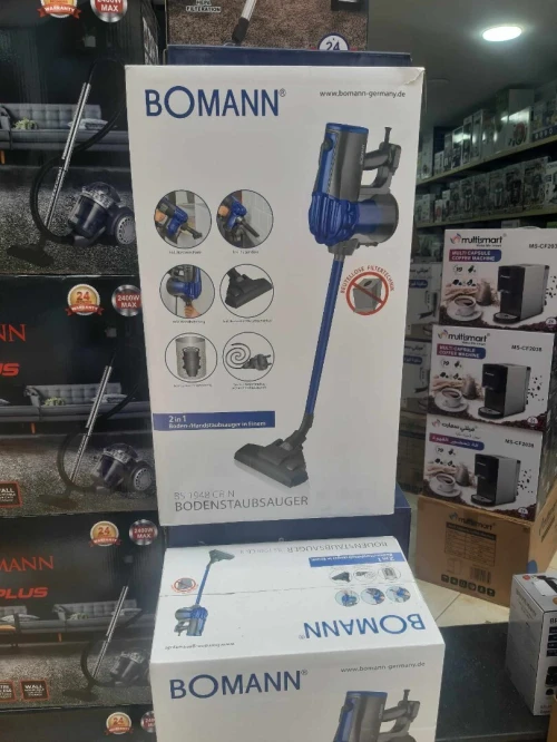 Aspirateur 2En1 A Main Et Balai, Technologie Éco-Cyclone Bomann 