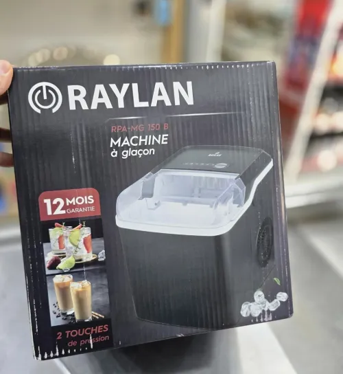 Machine à Glaçons Portable Produit 2 formats Glaçons, Avec Fonction Autonettoyante - RAYLAN