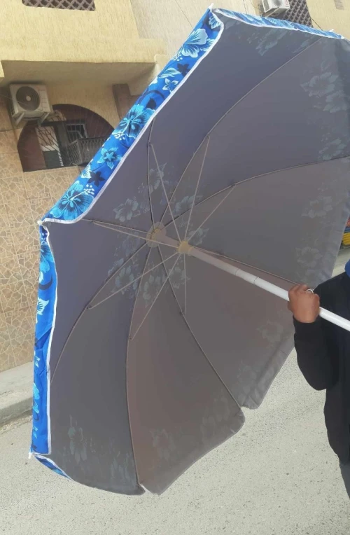 Parasol De Plage Inclinable et Anti-solaire