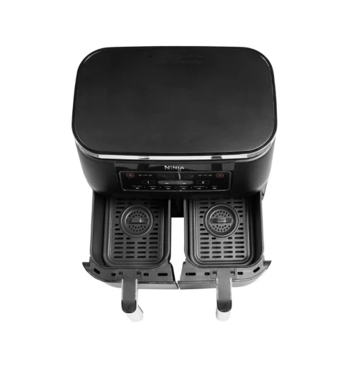 NINJA Friteuse Sans Huile ,Capacité De 7,6L , Avec 2 Tiroirs, 6 Modes De Cuisson