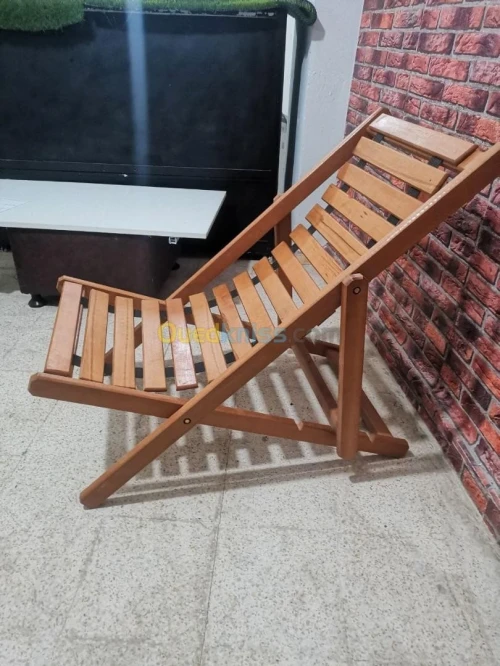 Chaise De Plage Pliant Bois