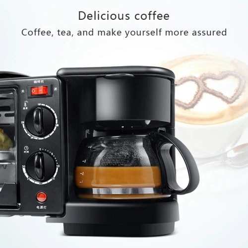 Four Familial Portable Electrique 3En1 Pour Petit-déjeuner Haute Qualité