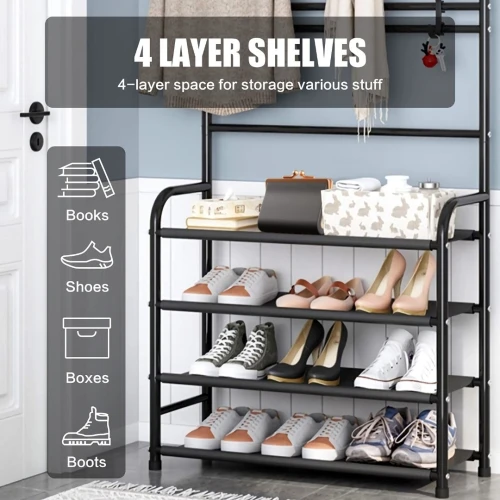 Etagère A Chaussures Multicouche, Simple Pour Ranger Chapeaux, Vêtements Et Chaussures
