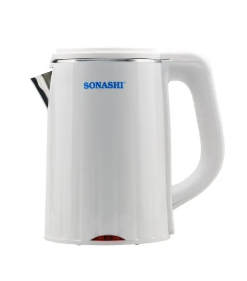Boulloire Electrique Sans Fil En Inox 1.2L Blanc