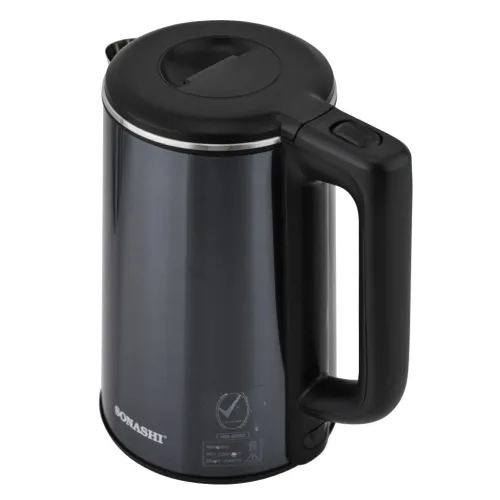  Bouilloire Electrique Sans Fil 2200W 1.8L  - Noir/Inox