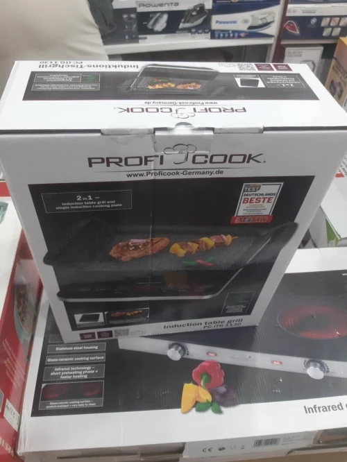 Plaque Chauffante De Cuisson A Induction Avec Plaque Pour Grillades 2000 Watts Couleur Noir