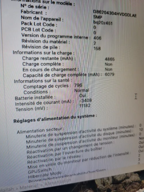 macbook pro 15 i7 2011 8 go 128 ssd