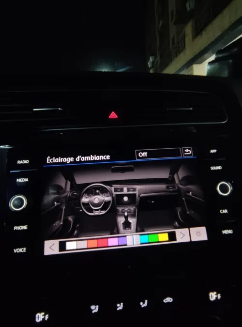 Activation les options cachés pour groupe vag