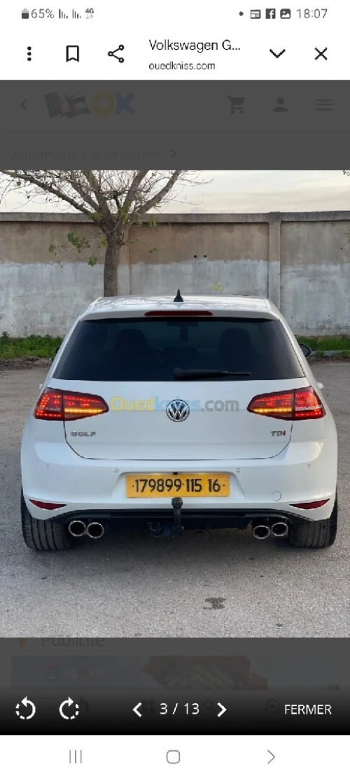Volkswagen Golf 7 2015 Cup
