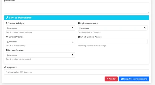 Logiciel pour Location de voiture