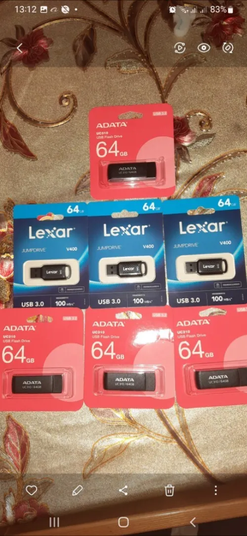 فلاش ديسك جدد 64 gb