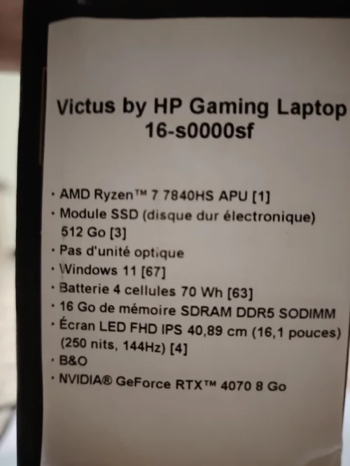 HP VICTUS 16