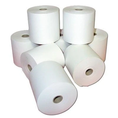 ROULEAU PAPIER THERMIQUE 80X80mm / 80X60mm ET ETIQUETTE ADHESIVE 20X40mm / 35X45mm