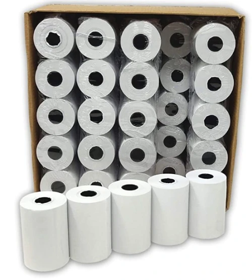 ROULEAU PAPIER THERMIQUE 80X80mm / 80X60mm ET ETIQUETTE ADHESIVE 20X40mm / 35X45mm