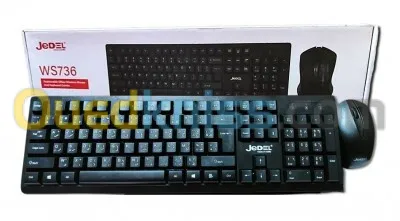 CLAVIER+SOURIS SANS FIL JEDEL WS736