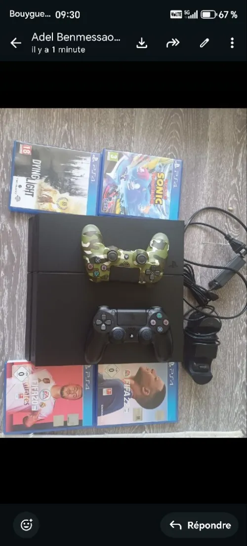 Console PS4 fat version 10.50