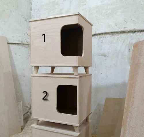 Niche maisonnette pour chat