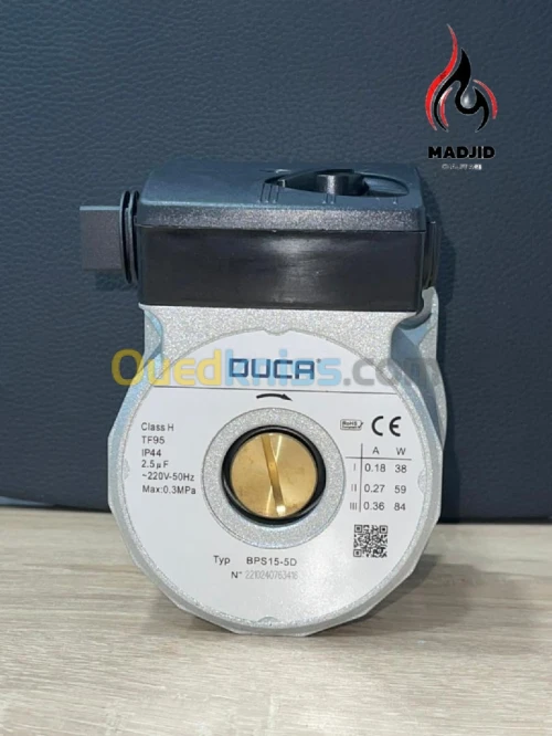 Pompe accélérateur duca 15/5 wilo pour chaudière 