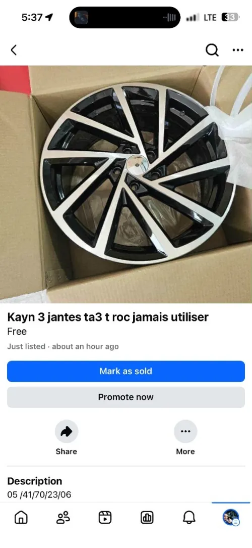 3 jantes t roc 2025 par 18 jamais utiliser