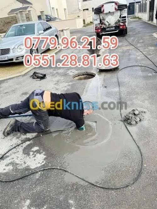 Service nettoyage débouchage canalisation vidange 
