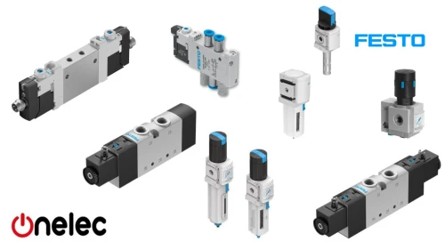 Distributeur pneumatique -électrovanne Et Raccord -Vérin pneumatique-Filtre Régulateur  (Festo)