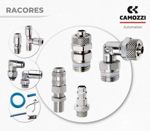 Distributeur- pneumatique -Vérin pneumatique-Raccord et électrovanne-vanne Filtre Régulateur camozzi