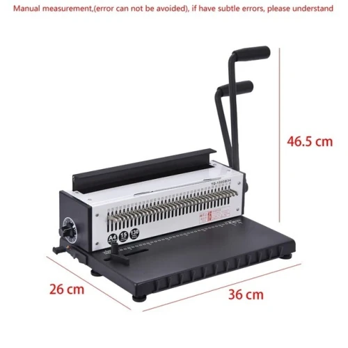 Relieuse métallique 3:1 réglable perforation rond
