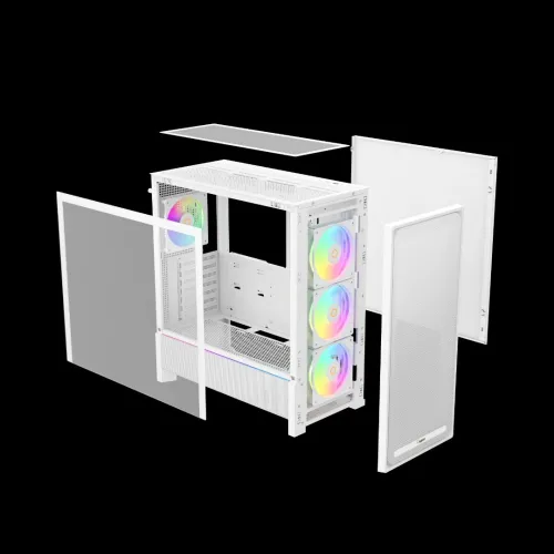OCYPUS DELTA C70 WHITE ARGB 4 FANS