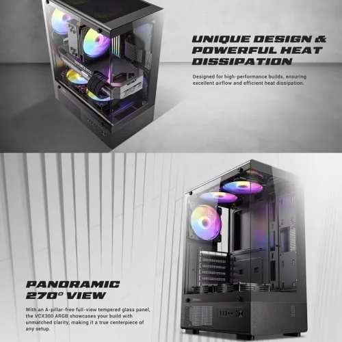 ANTEC VCX300 5 FANS ARGB
