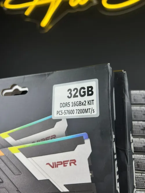VIPERGAMING VIPERVENOM DDR5 32GB (2*16) 7200MT/S CL34 RGB